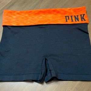 NWOT Pink yoga shorts Size M